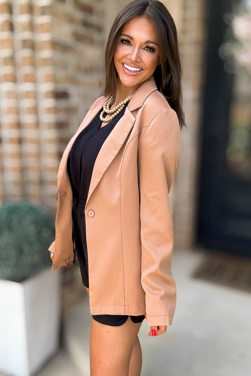 Stylish Taupe Everyday Blazer
