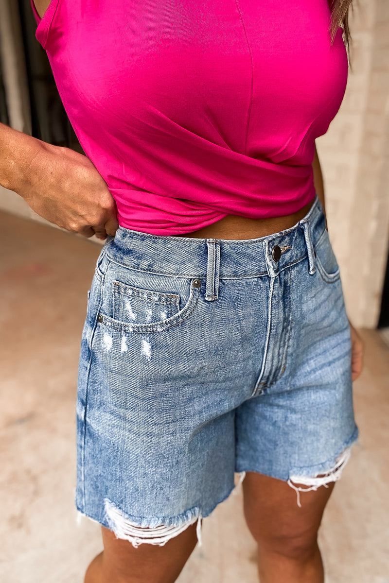 Good Move Denim Shorts