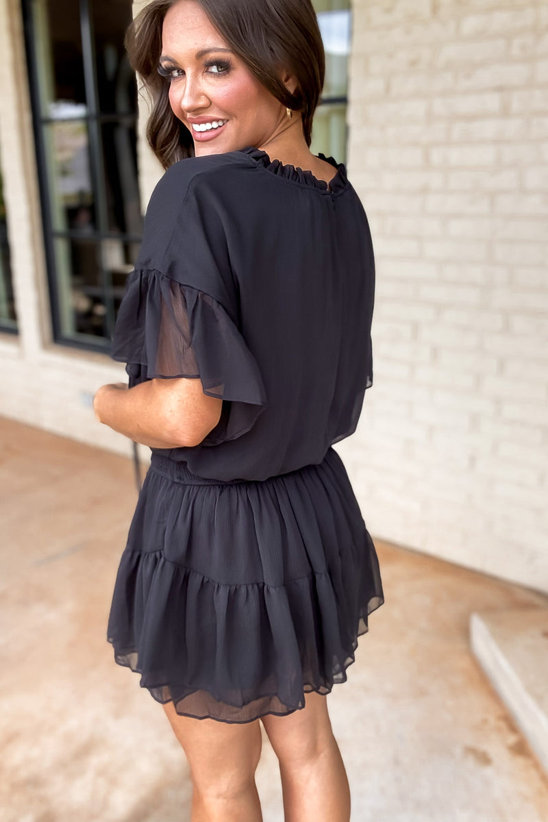 Everlasting Goddess Black Romper