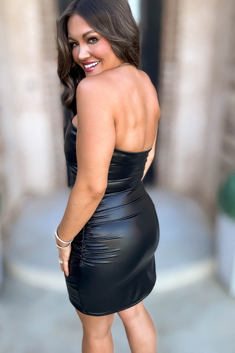 Tube Ruched Mini Dress