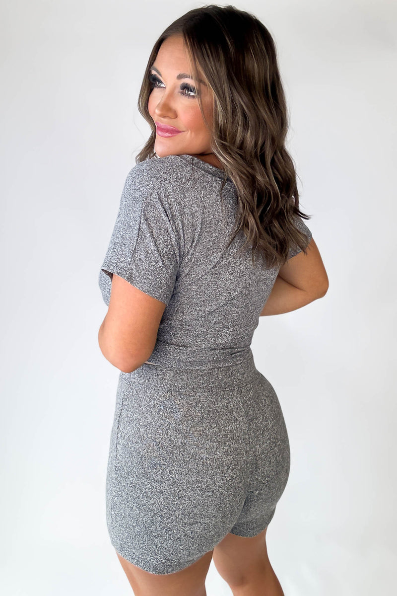 So Soft Black Cashmere Like Shorts