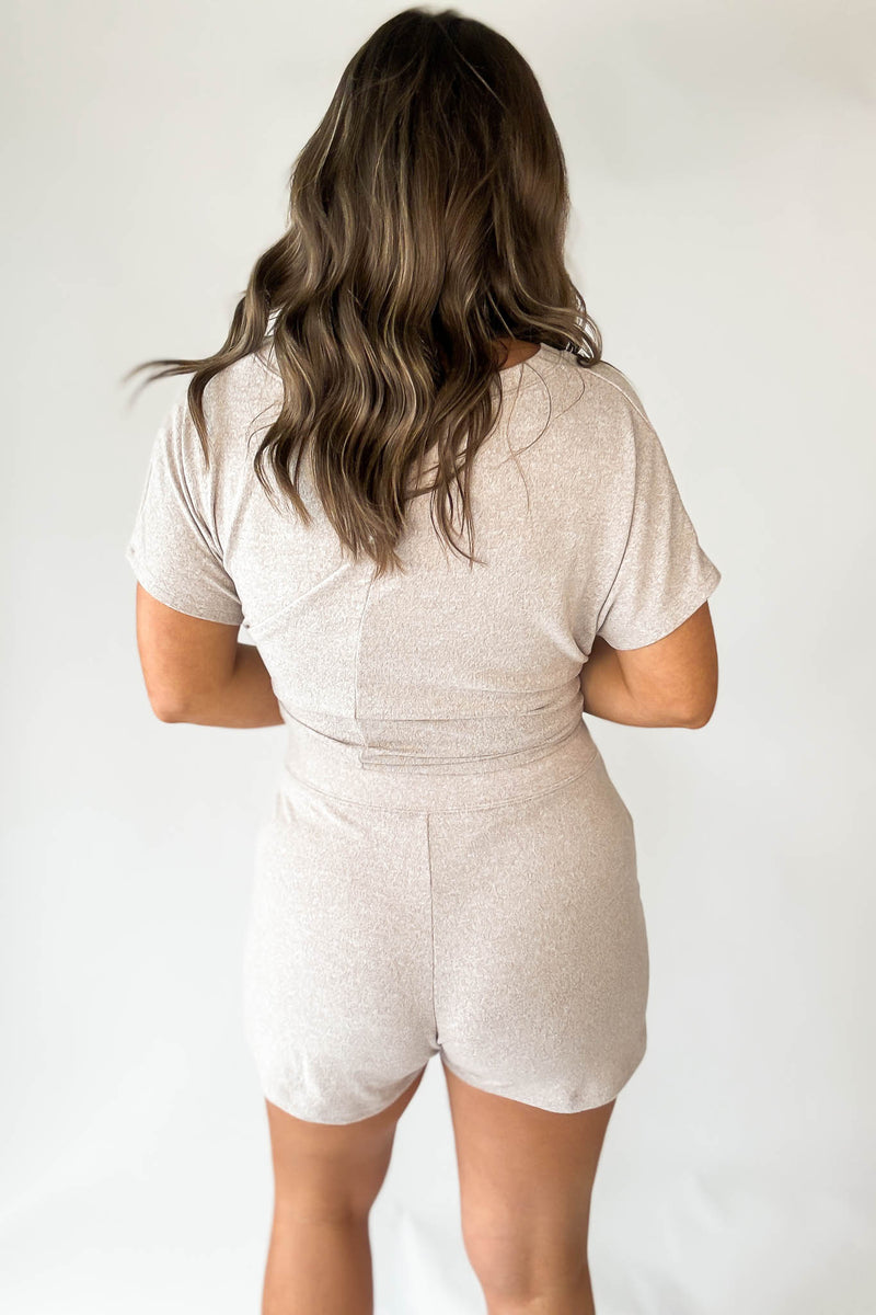 So Soft Ash Mocha Cashmere Like Shorts