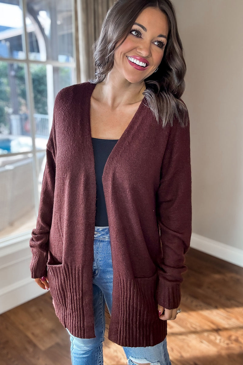 Be A Blessing Sepia Cardigan