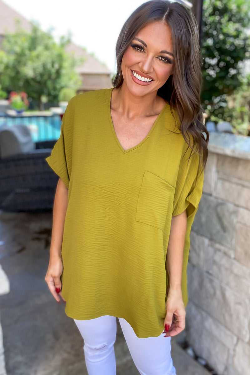 Free To Be Me Mustard Top