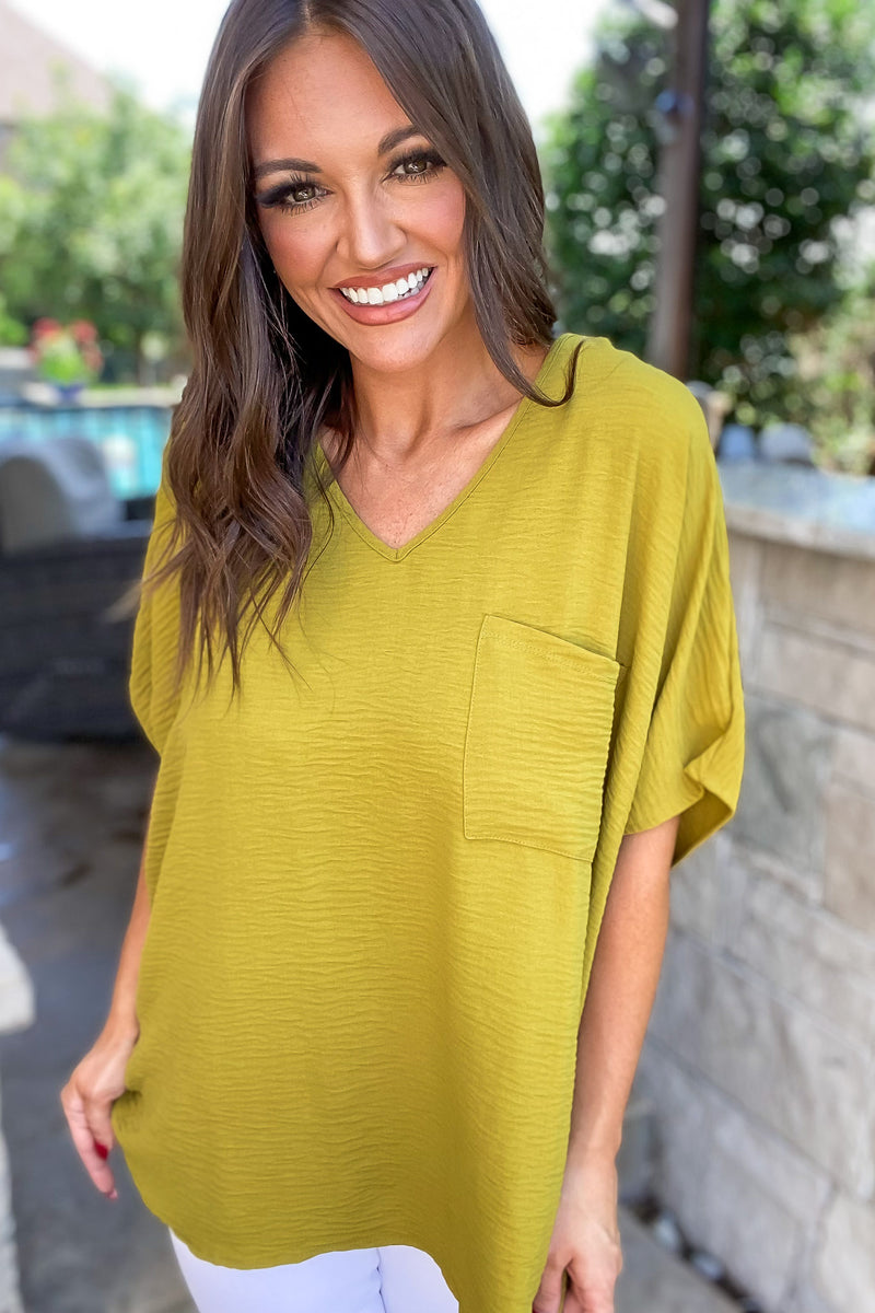 Free To Be Me Mustard Top