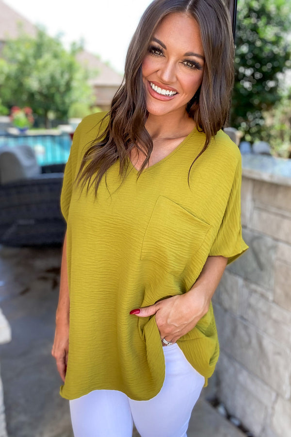 Free To Be Me Mustard Top