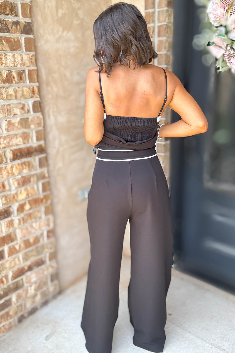 Mable Contrast Detail Pants