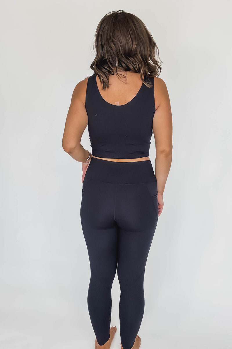 Venice Cloud Black Depth Light Sculpt High-Waisted Leggings