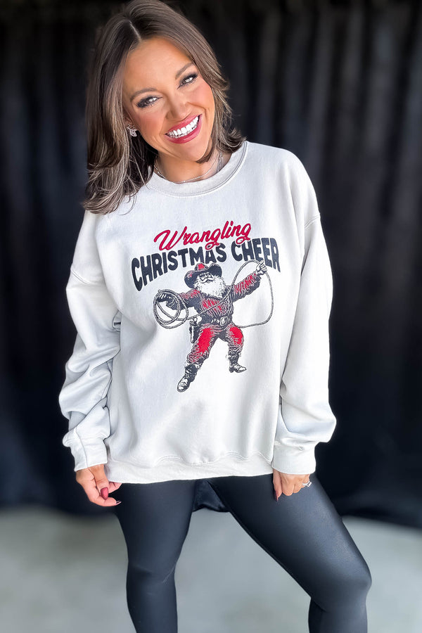 RESTOCK Wrangling Around Santa Sweatshirt