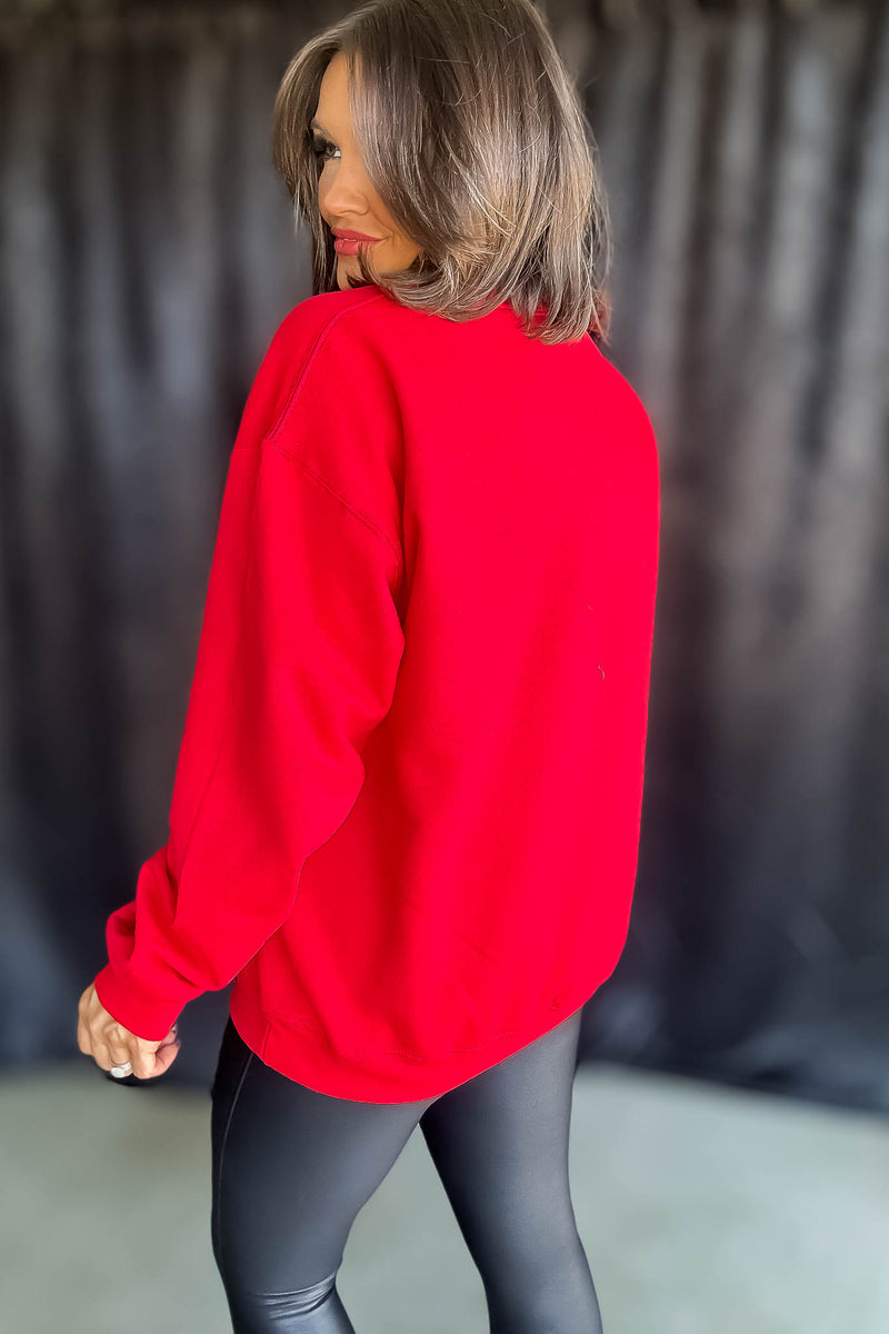 Deck The Hall Vintage Graphic Sweatshirt