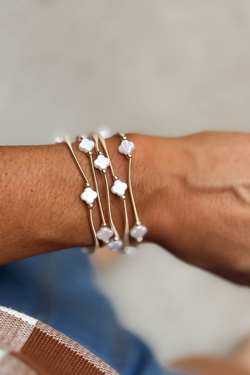 Quad Gold Bracelet Set