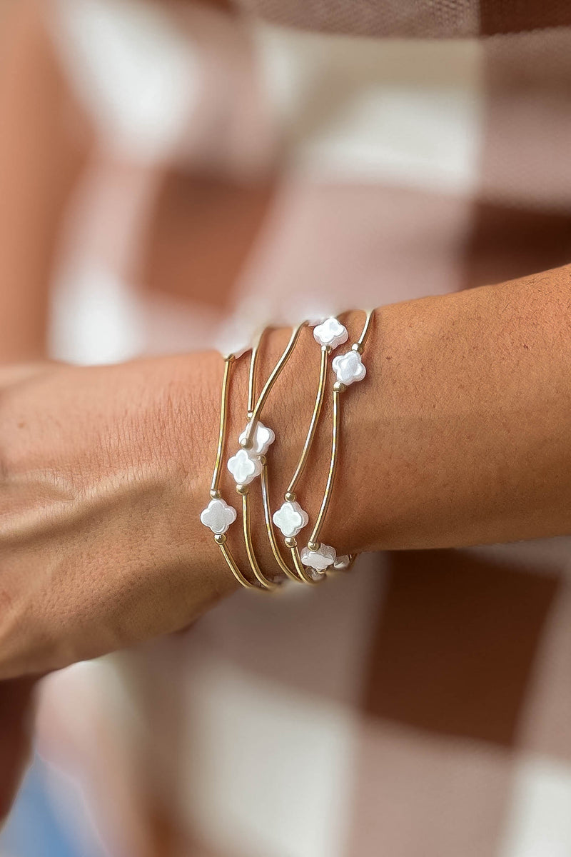 Quad Gold Bracelet Set