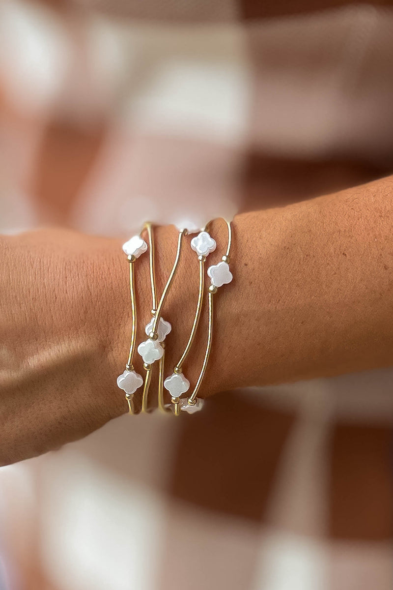 Quad Gold Bracelet Set