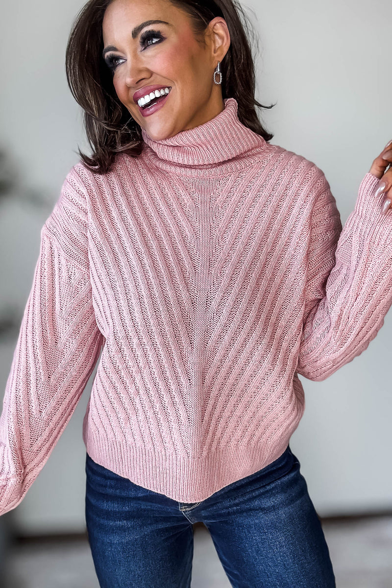 Blush Cozy Sweater