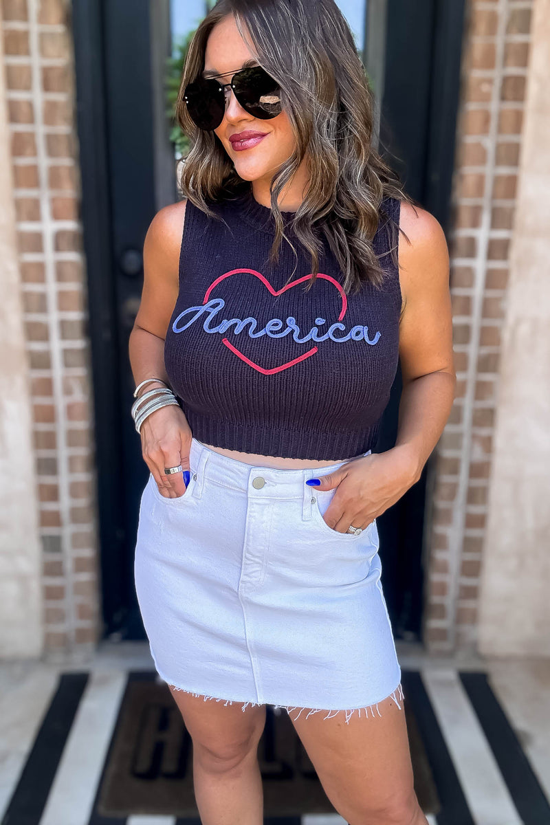 America Knit Tank Top