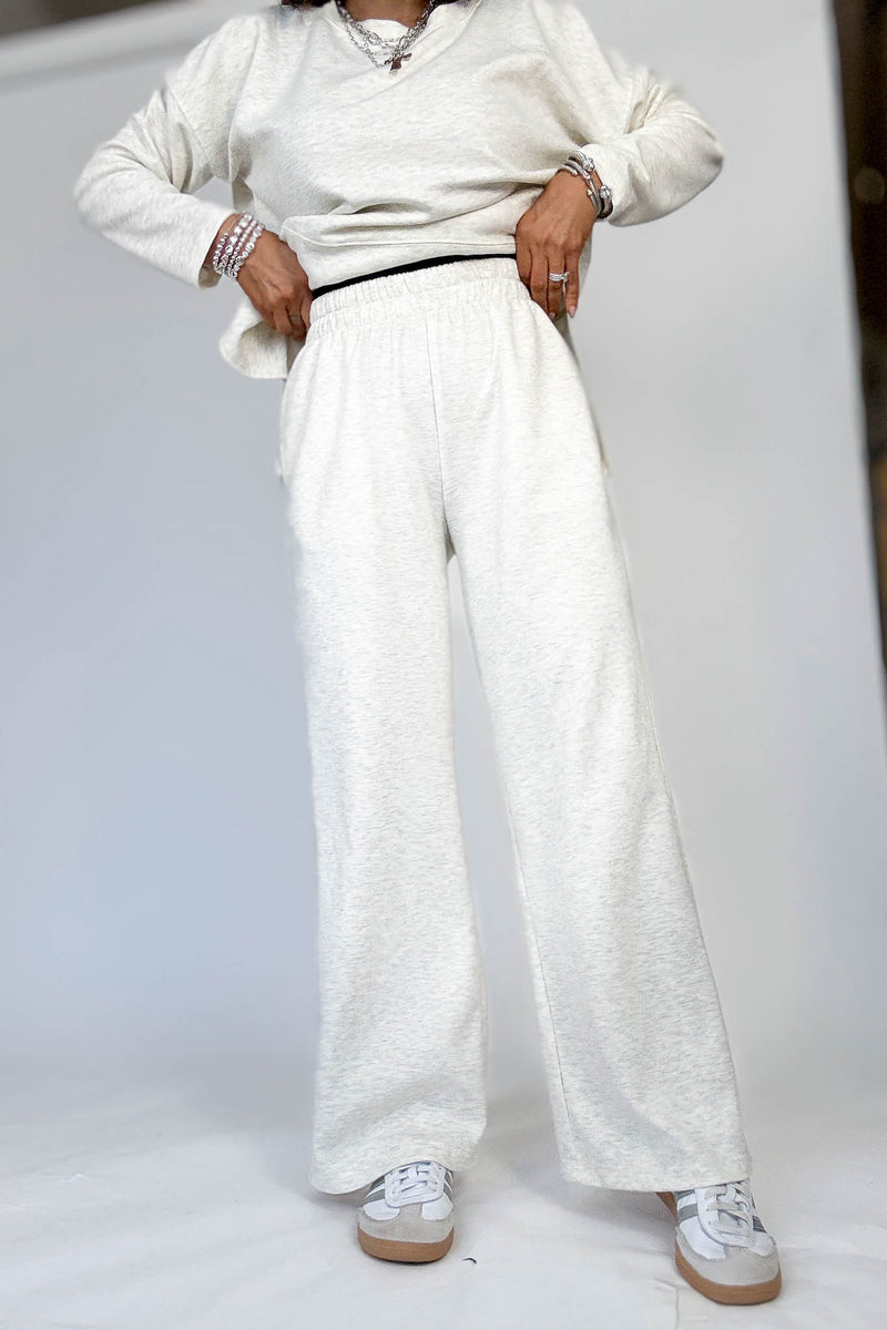 Heather Vanilla Scuba Pants