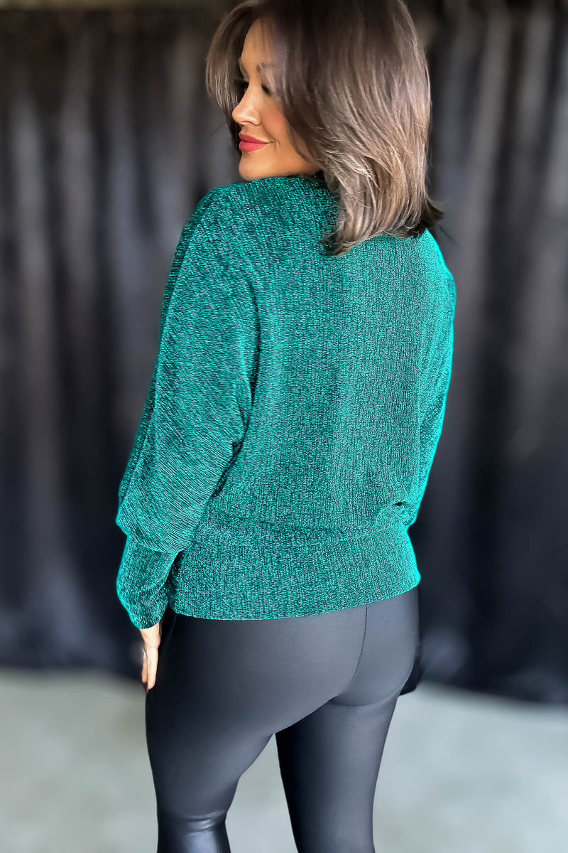 All That Glitter Emerald Top