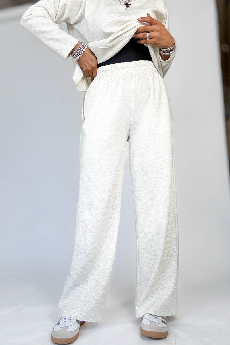Heather Vanilla Scuba Pants