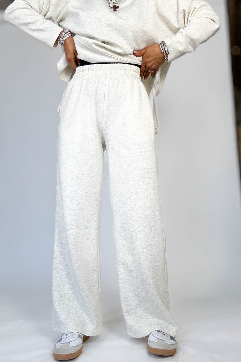 Heather Vanilla Scuba Pants