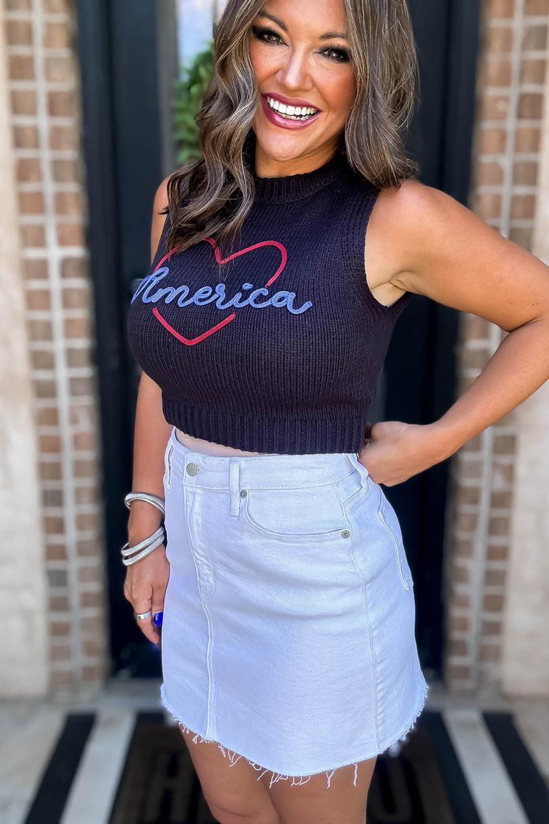 America Knit Tank Top