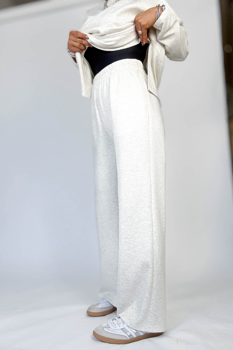 Heather Vanilla Scuba Pants