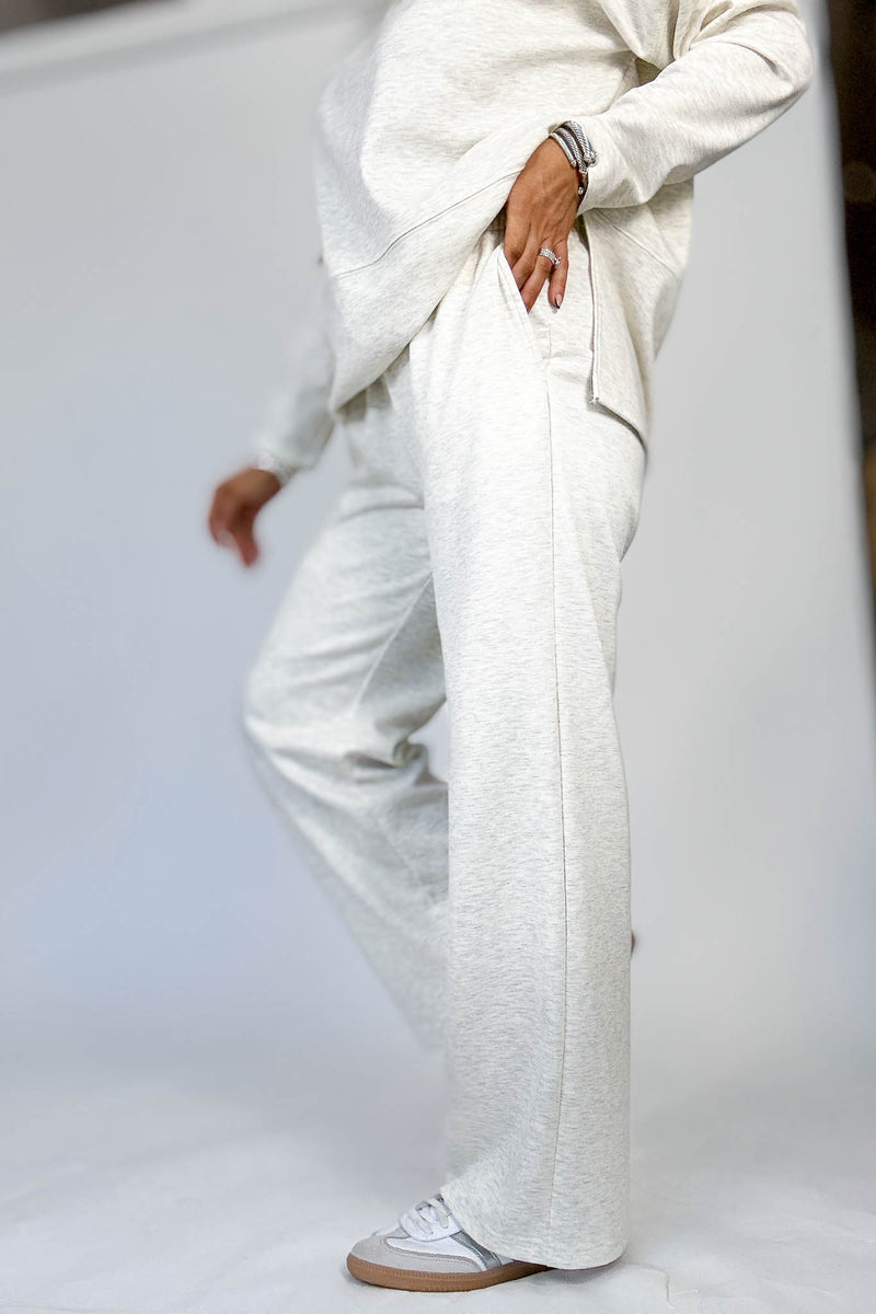 Heather Vanilla Scuba Pants