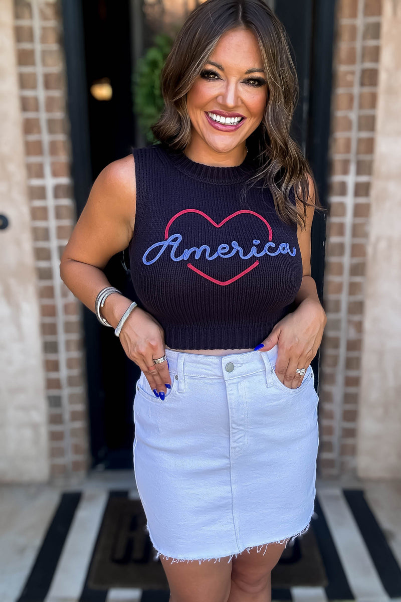 America Knit Tank Top