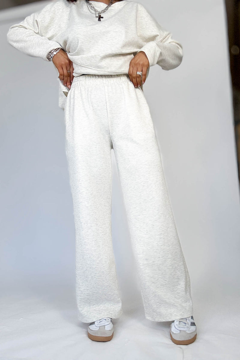 Heather Vanilla Scuba Pants