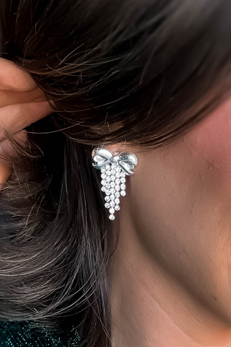 Silver Dazzling Bows