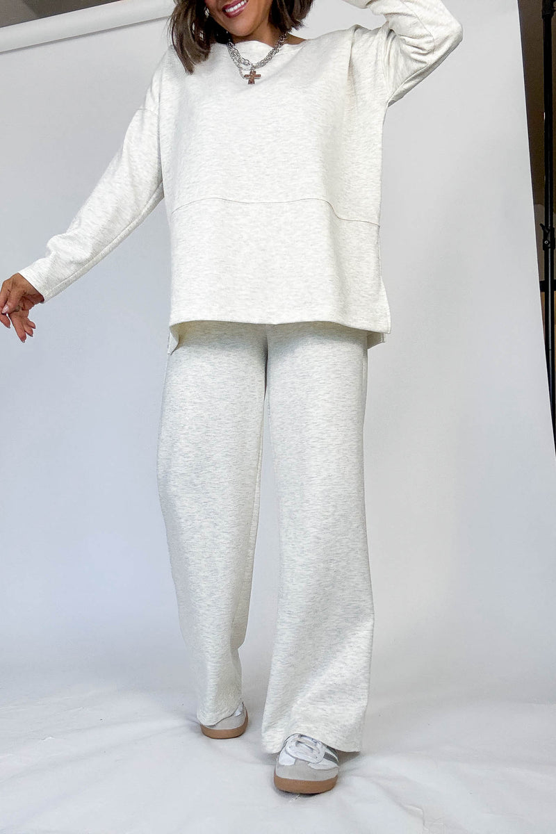 Heather Vanilla Scuba Pants