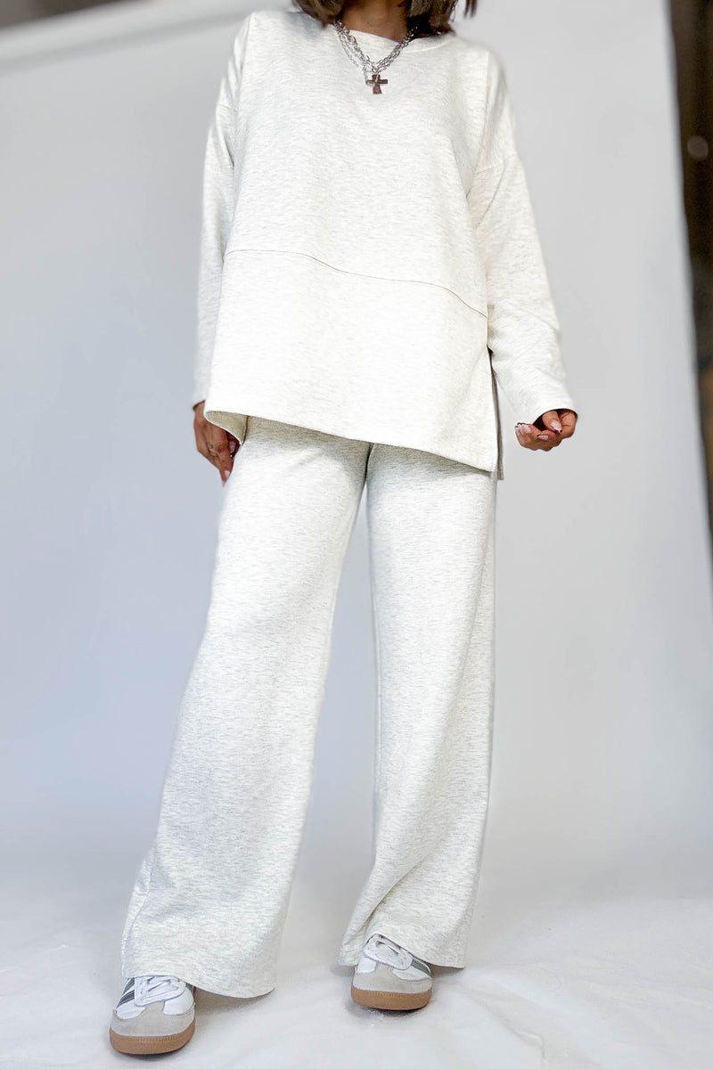 Heather Vanilla Scuba Pants