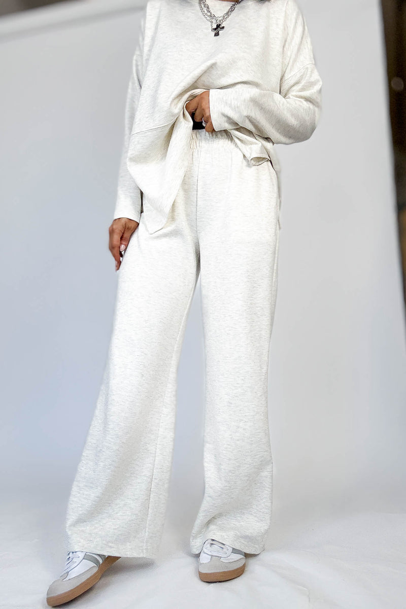 Heather Vanilla Scuba Pants