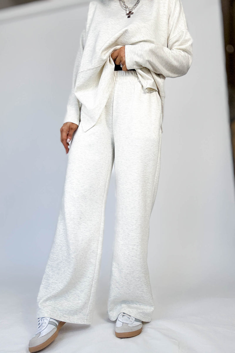 Heather Vanilla Scuba Pants