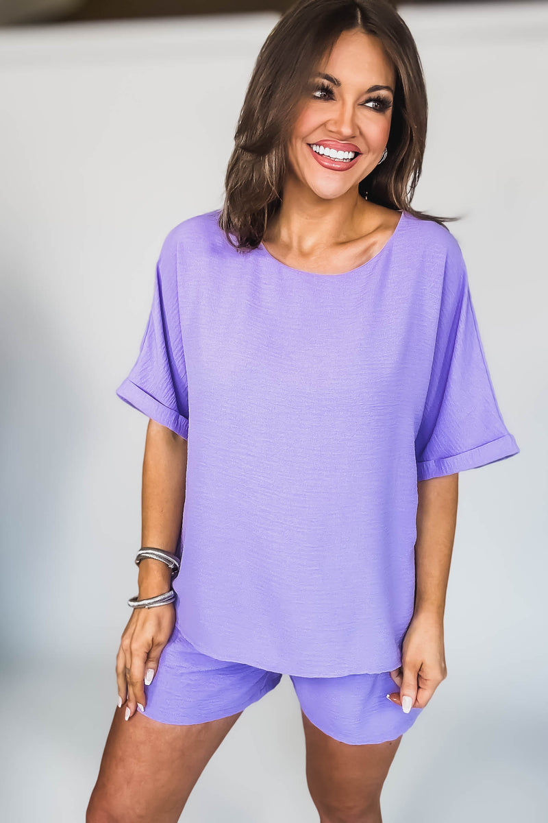 Sparrow Lavender Airflow Top