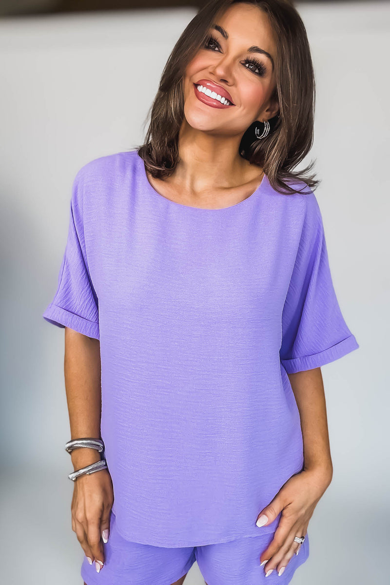 Sparrow Lavender Airflow Top