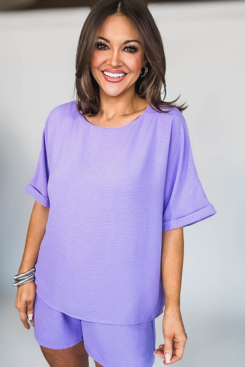 Sparrow Lavender Airflow Top