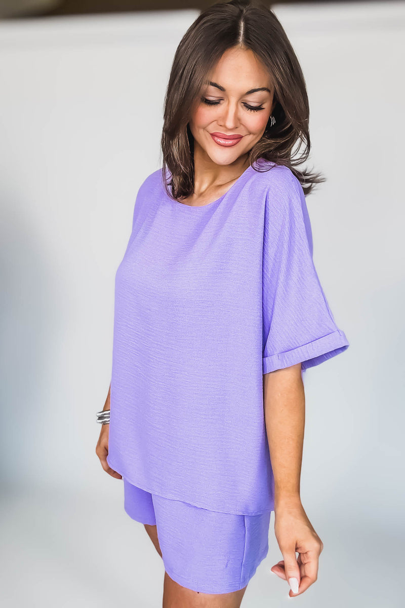 Sparrow Lavender Airflow Top