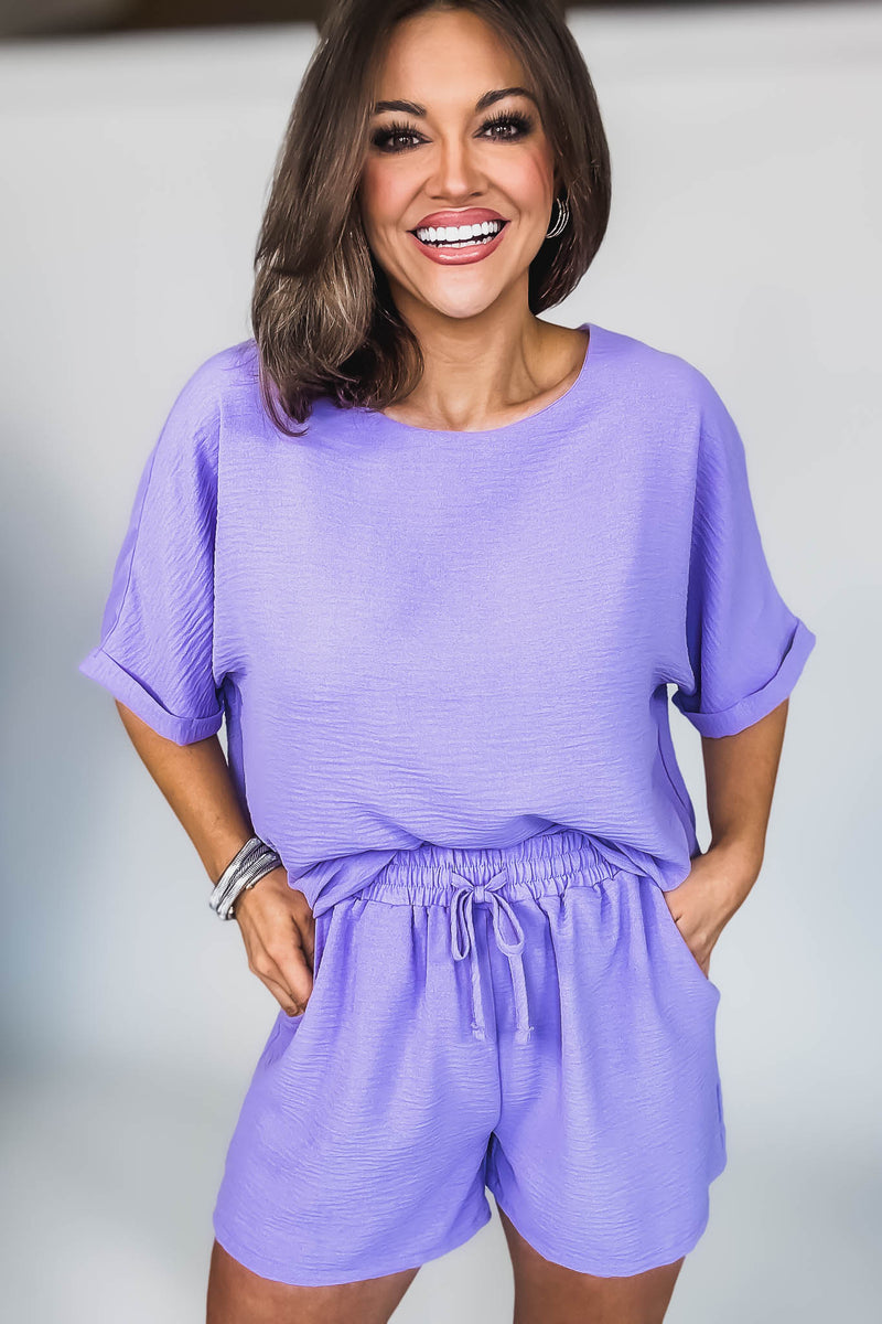 Sparrow Lavender Airflow Top