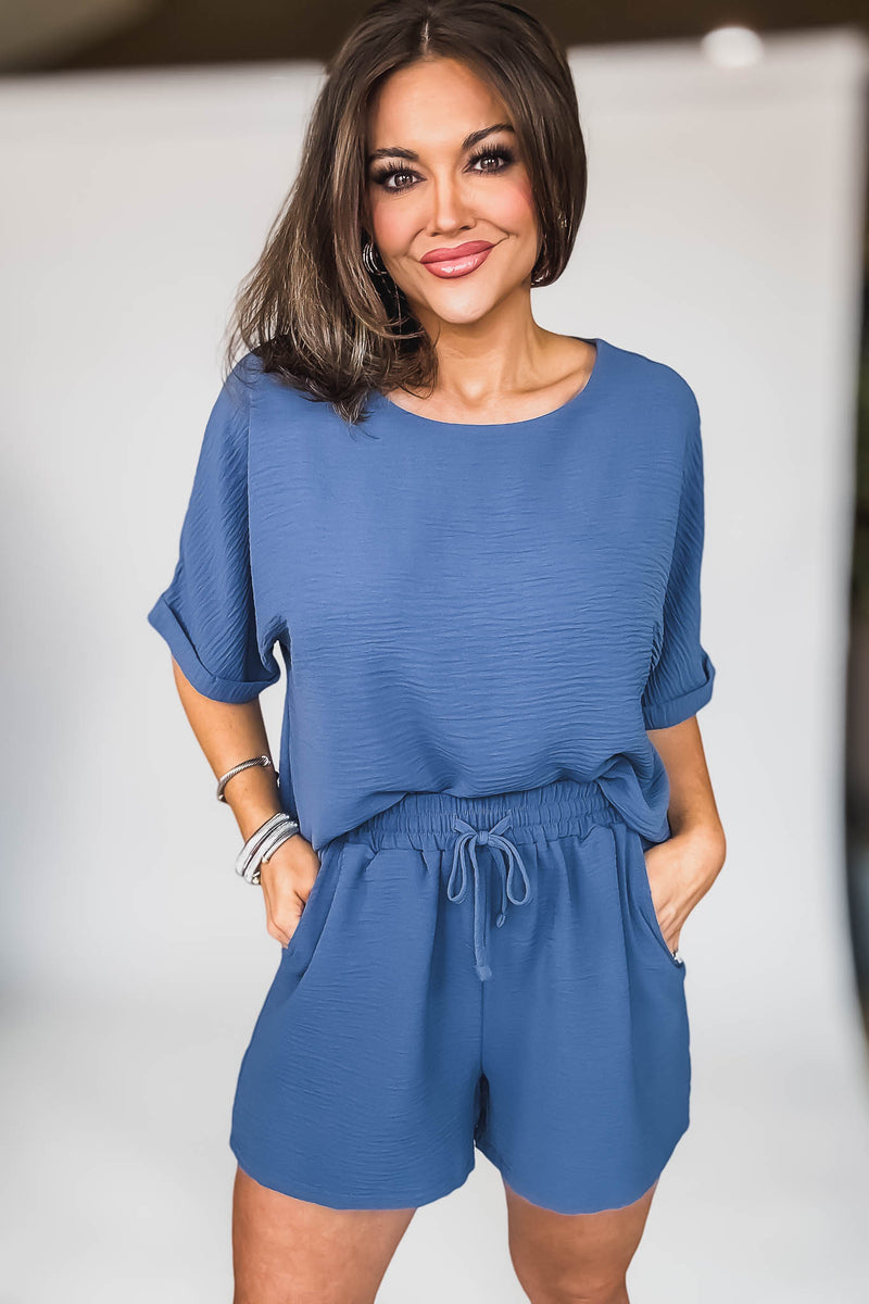 Sparrow Dusty Blue Airflow Top