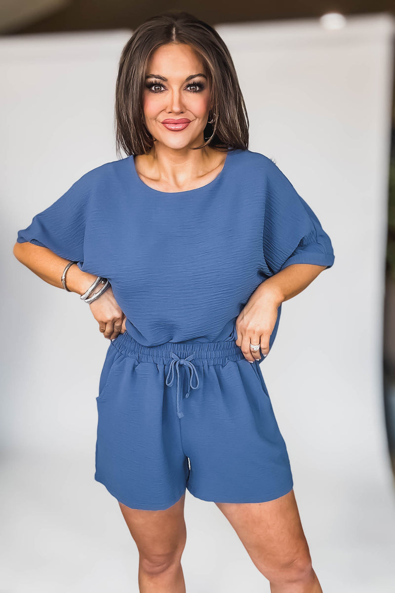 Sparrow Dusty Blue Airflow Shorts