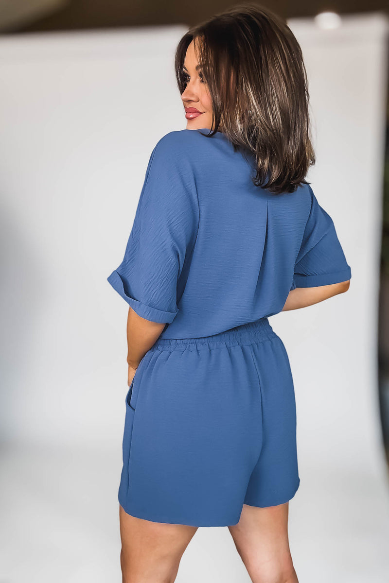 Sparrow Dusty Blue Airflow Shorts