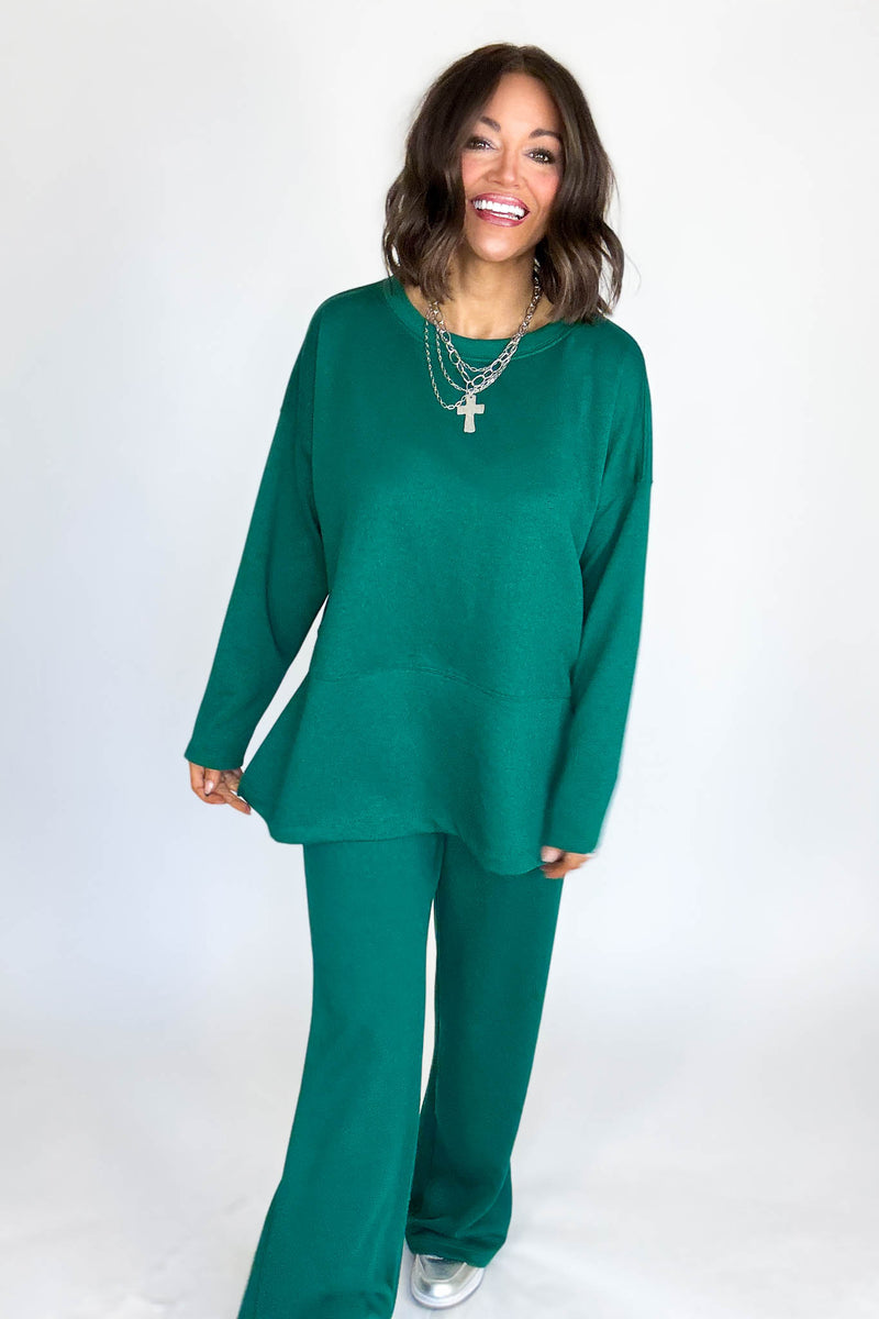 Hunter Green Scuba Pants