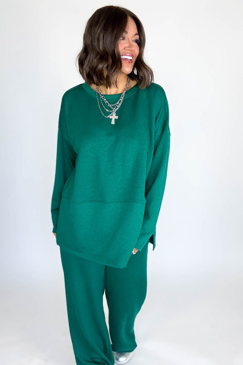 Hunter Green Scuba Pants