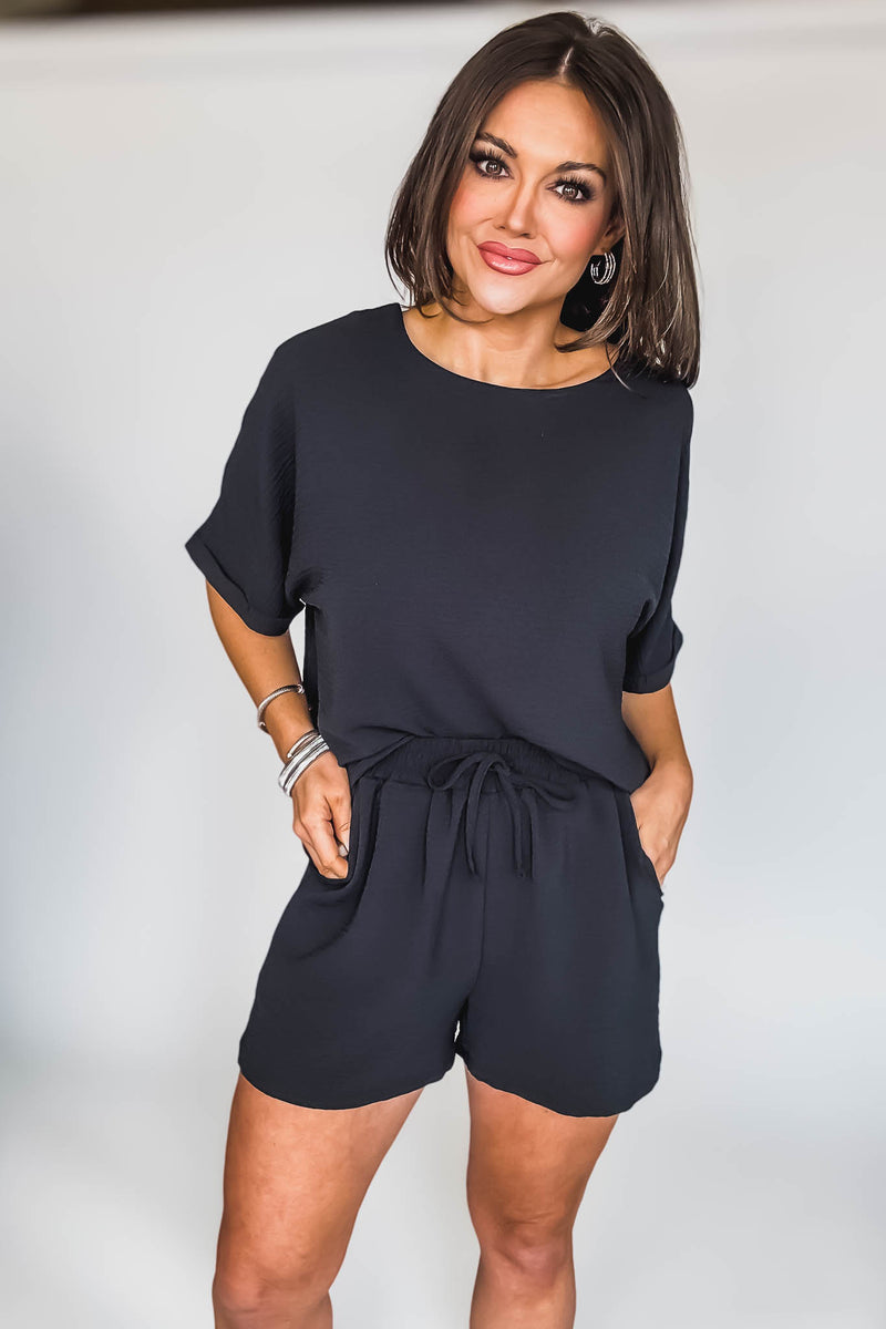 Sparrow Black Airflow Shorts