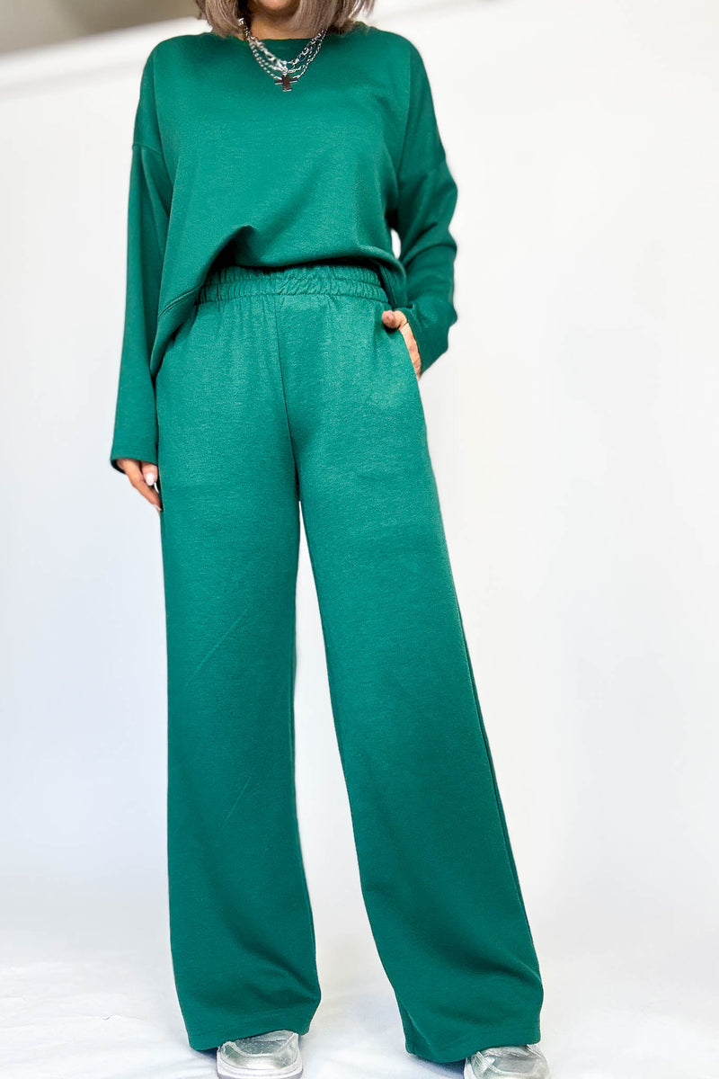 Hunter Green Scuba Pants