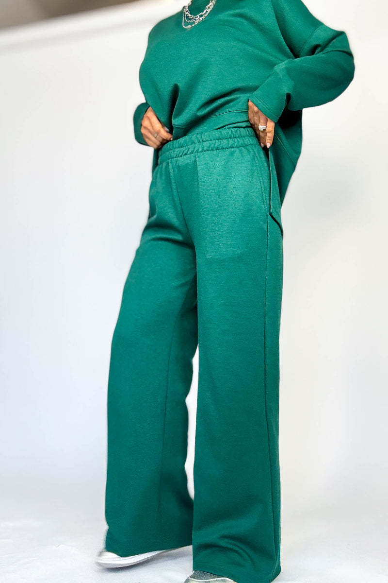Hunter Green Scuba Pants