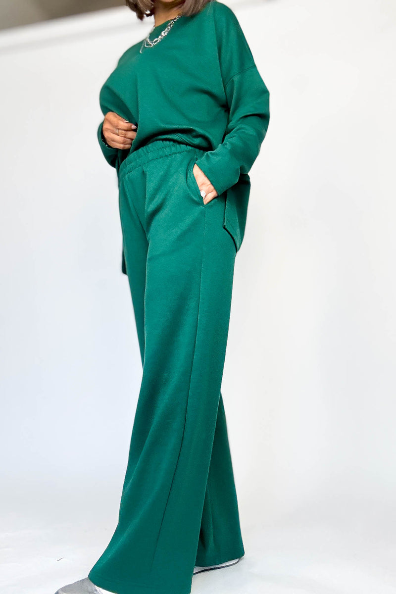 Hunter Green Scuba Pants