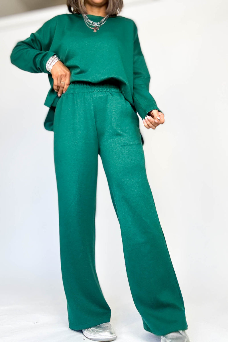 Hunter Green Scuba Pants