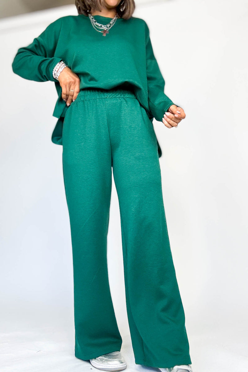 Hunter Green Scuba Pants