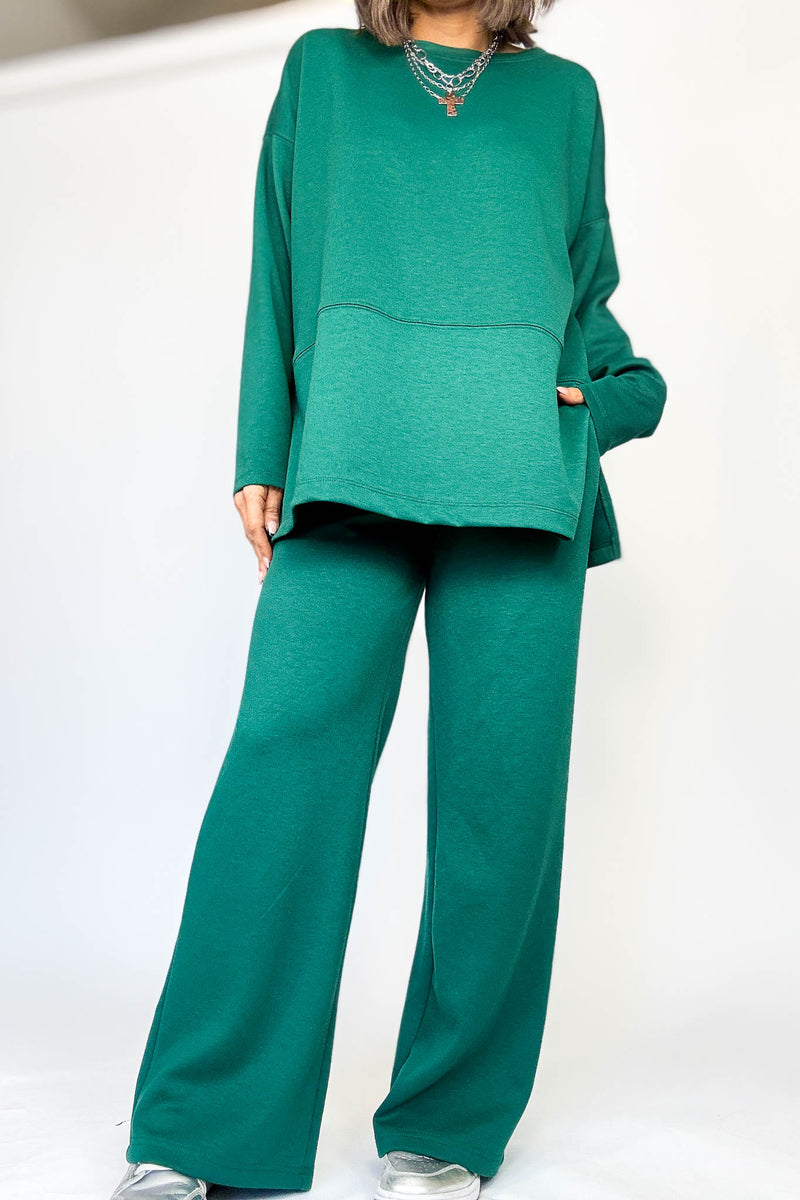 Hunter Green Scuba Pants